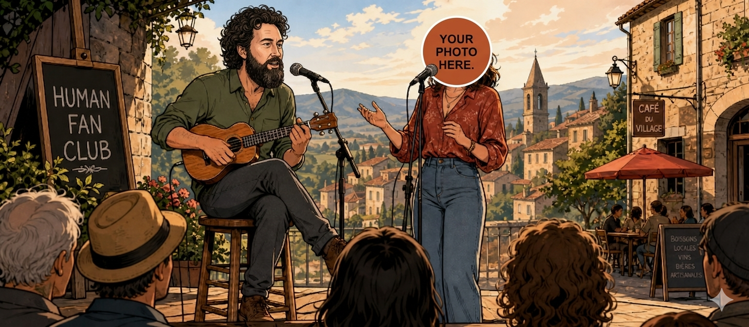 Human Fan Club en concert